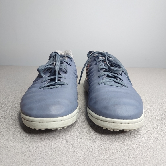 NIKE YOUTH LEGENDX 7 ACADEMY TF TURF SOCCER SHOES (ARMORY BLUE/BLACK/ - Picture 6 of 9